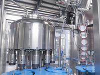 Système d'alimentation par gravité à pression normale pour l'eau, le vin, le lait, le thé, les boissons, équipement de traitement, machine de remplissage et de bouchage de bouteilles en verre