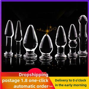 G-Spot Crystal Glass <span class=keywords><strong>Anal</strong></span> Plug Sexy Female Masturbation Device Adult Sex Toy - Product Image 2