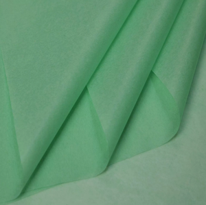 กระดาษห่อของขวัญสีเขียวสะท้อนแสงแบบด้าน ขนาด 50*70 ซม. น้ำหนัก 17 แกรม พิมพ์โลโก้ตามสั่ง ขายส่ง สำหรับห่อช่อดอกไม้ - Product Image 1
