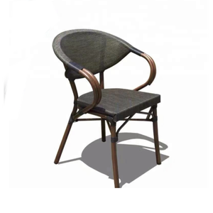 Uplion all'ingrosso interno-esterno <span class=keywords><strong>in</strong></span> alluminio bambù Look Teslin Bistro <span class=keywords><strong>sedia</strong></span> da caffè Patio <span class=keywords><strong>sedia</strong></span> da pranzo <span class=keywords><strong>sedia</strong></span> da giardino con bracciolo - Product Image 6