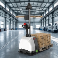 Chariot élévateur automatique de 1500 kg avec capteur laser et cartographie SLAM, transpalette autonome pour le transport de matériaux en entrepôt