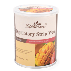 Cire dépilatoire à la résine Lifestance 800g, douce et chaude, en pot, pour l'épilation du visage, des jambes et du corps - Parfum Rose - Product Image 4