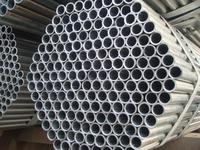Tuyau en acier galvanisé de 48,3 mm x 3,2 mm/4,0 mm pour échafaudage, tuyau GI haute résistance pour système de support de coffrage