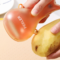 Nieuw Schilmesje Schattig Fruitschaafmes Multifunctioneel Schilartefact Met Doos Opbergtype Schraper