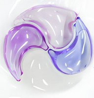 Lessive liquide écologique jetable à quatre compartiments pour le lavage des tissus, élimination des taches et éclaircissement des vêtements, pour usage domestique