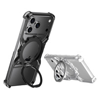 Coque de support magnétique en aluminium à engrenages mécaniques pour séries 15 et 16, avec refroidissement par ventilation, trou de câble dissimulé, résistance aux chocs et anti-traces de doigts