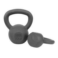MKAS Plusieurs tailles disponibles en fonte à revêtement électrique Kettlebell de 45 livres avec poignée antidérapante 36Kg Kettlebell d'entraînement