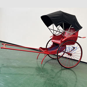 सस्ते परिवहन वाहन 2 सीट रिक्शा/लाल रिक्शा देखने के लिए कार सवार यात्री जिनिरिकिशा हाथ खींच लिया - Product Image 2