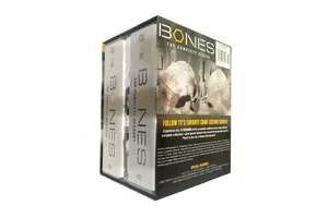 Bones The Complete Series Boxset 67 Discs Factory Wholesale DVD Movies TV Series Cartoon Region 1/Region 2 Free Shipping