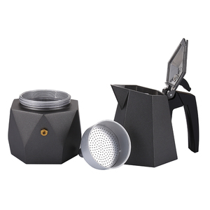 Cafetera <span class=keywords><strong>Moka</strong></span> Italiana de Aluminio para Cocina, 4 Tazas, Cafetera Espresso, Marca Everich, Gran Venta - Product Image 6