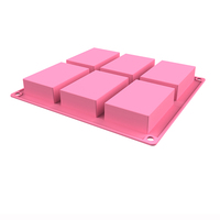 Approvisionnement d'usine Apparence Rose Savon Moule En Silicone pour Savon Artisanal Faisant