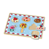 Jeu de puzzle en bois pour enfants, jouet de préhension pour enfants
