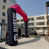 Arche publicitaire gonflable durable en Oxford, grand portail d'entrée personnalisé pour événements et promotion de lancement
