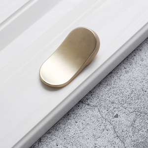 Bedside Cabinet <b>Copper</b>-silver-plated Metal Texture High-end Drawer Handle Luxurious - Product Image 5