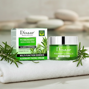 Crema viso personalizzata al rosmarino e Centella Niacinamide illumina macchie scure segni dell'<span class=keywords><strong>acne</strong></span> per la riparazione della pelle idratante crema per il viso - Product Image 1