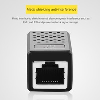 Coupler RJ45 Inline untuk Kabel Ethernet Cat8 Cat7 Cat6 Cat5e Cat5, Adaptor Ekstensi Kabel Ethernet, Bahan ABS
