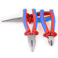 Ensemble d'outils multifonctionnels d'extérieur OEM, outils isolés pour électriciens, ensemble de pinces à bec long avec poignée antidérapante