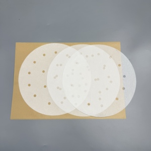 Papier sulfurisé jetable rond de qualité alimentaire sur mesure pour friteuse à air, idéal pour la cuisson de pâtisseries à la vapeur - Product Image 4