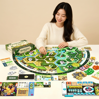 Ensemble de jeu de société personnalisé avec plateau, cartes, dés, jetons, spinner et livre de règles, fabrication depuis 20 ans, livraison rapide, vente en gros