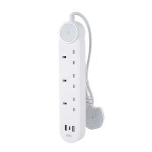 Multiprise Winning Star 6 prises 2 ports USB-C Câble de 3 m Norme britannique Coque ignifuge - Product Image 5