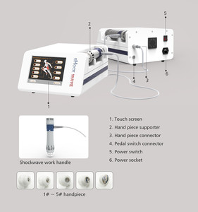 Machine de thérapie par ondes de choc pour animaux pour blessures aux tendons et soulagement des douleurs aux genoux 300MJ Cheval Utilisation professionnelle Masseur par ondes de choc Nouveau - Product Image 4