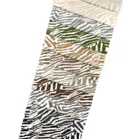 Tissu de canapé imprimé zèbre matériel prix meubles Jacquard Chenille tissu microfibre