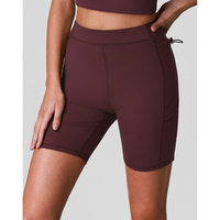 Shorts de sport Aoyema pour femme, taille haute, effet seconde peau, séchage rapide, yoga, extérieur, très élastiques, effet ventre plat