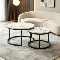Table d'appoint minimaliste moderne créative et mobile, table basse carrée élégante en fer et métal pour salon