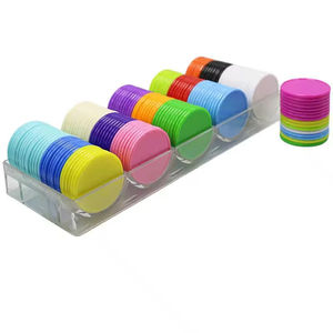 Lot <span class=keywords><strong>de</strong></span> 100 jetons <span class=keywords><strong>de</strong></span> poker ronds en plastique écologique <span class=keywords><strong>de</strong></span> 37 mm, colorés et vierges, pour <span class=keywords><strong>jeux</strong></span> <span class=keywords><strong>de</strong></span> société et plateaux - Product Image 5