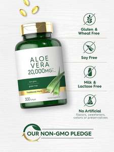 Cápsula de gel de aloe vera sin gluten para adultos, suplemento de extracto concentrado de Etiqueta Privada, OEM, ODM, mejora la inmunidad - Product Image 4
