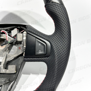 Volant en fibre de carbone mate pour Renault Megane <span class=keywords><strong>RS</strong></span> Design pour Renault Megane 3 Sport Volant de course en fibre de carbone mate Neuf - Product Image 2