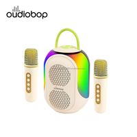 Système de karaoké mini Elite Series avec deux microphones sans fil, Bluetooth 5.4, appairage TWS pour des soirées karaoké à domicile amusantes