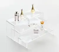 Акриловая стойка, 3 уровня, набор акриловых десертных столов, подставка для пирожных, закусок, прозрачная акриловая подставка