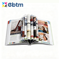 Service d'impression de magazines en gros personnalisé Tous types d'impression en gros de magazines de mode Reliure parfaite