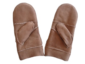 Nouveauté 2026 : Gants en cuir véritable pour femmes avec revers en fourrure de mouton, <span class=keywords><strong>mitaines</strong></span> en peau de mouton – Vente en gros - Product Image 4