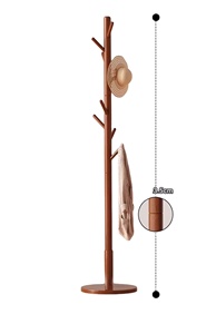 Vendita calda appendiabiti con 8 ganci <span class=keywords><strong>per</strong></span> vestiti cappotti <span class=keywords><strong>gonne</strong></span> borse autoportanti in legno appendiabiti JY-CR001 - Product Image 3