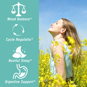 Better Digestion Hormone Balance Herbal <b>Tea</b> Chaste Tree <b>Tulsi</b> Turmeric Spearmint Cinnamon Hormone Support <b>Tea</b> - Product Image 6