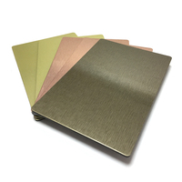 Panneaux composites en aluminium pour l'extérieur des bâtiments industriels, anti-statiques, à prix d'usine, ignifuges A2, feuilles ACP