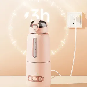 Portable Electric Baby Milk Warmer USB/Battery Powered for Car Outdoor Household Hotel Use