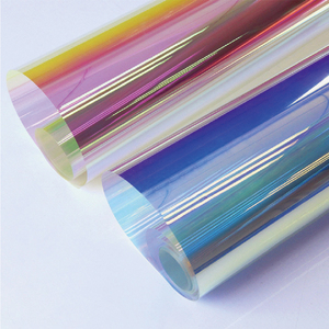 ฟิล์มกระจก dichroic เปลี่ยนสีได้1.38*50เมตรสำหรับสัตว์เลี้ยง - Product Image 3