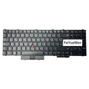 Genuine Keyboard FRU 01HW212 Fit For Lenovo Thinkpad P50 Keyboard Internal German Backlight Highest Quality 01HW294