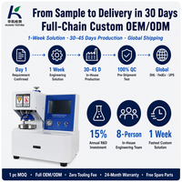 Machine d'essai de résistance à l'éclatement des cartons ondulés, testeur de résistance à l'éclatement du carton et du tissu 250-5600 kPa 0,5% ASTM TAPPI ISO