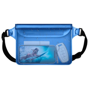 Sac banane étanche en PVC personnalisé avec logo et motif, idéal pour la plage, le sport et la natation, pour téléphone portable - Vente en gros à prix réduit - Product Image 1