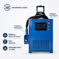 Machine de nettoyage au laser portable à impulsions 1064 nm pour le traitement des surfaces métalliques, élimination de la rouille et de la peinture, nettoyeur laser