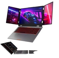 Laptop Workstation Layar Tiga 16 Inci Baru Intel I5 12450H 8GB DDR4 512G NVMe SSD Desain Full Metal US Dual Core Nirkabel