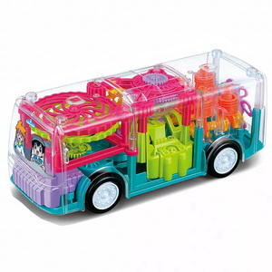 Trẻ Em Pin Hoạt động Xe Điện Đồ Chơi Điện Phổ Xe Buýt Đồ Chơi Trong Suốt Bánh Xe Buýt Đồ Chơi Với Ánh Sáng, Âm Nhạc - Product Image 6