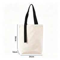 Sac fourre-tout en coton vierge portable, robuste, grande capacité, réutilisable, avec logo personnalisé, sac de courses en toile, vente en gros