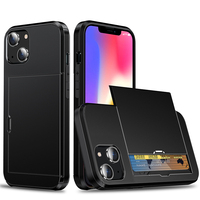 Étui de téléphone portefeuille TPU de conception sportive robuste de luxe pour iPhone 15 16 17 Pro Max Plus modèle en PU fente pour porte-carte de crédit