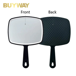Cá nhân vẻ đẹp gương màu đen cầm tay gương với xử lý kích thước lớn màu đen xách tay tay gương nhãn hiệu riêng tùy chỉnh gương - Product Image 2