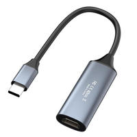 Tarjeta de Captura de Video con Entrada HDTV 4K a Tipo C, Salida 1080P, Grabadora de Video para Transmisión en Vivo de Juegos